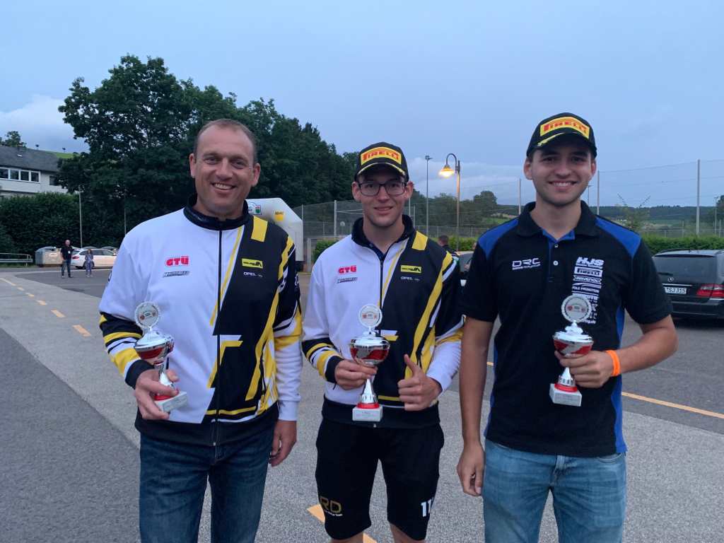 Abstatter Rallyefahrer (von links): Rainer Noller, René Noller, Dennis Härle