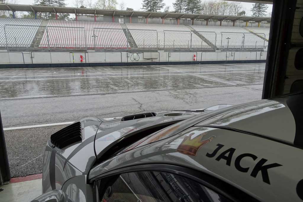 Jürgen Bender - Regen in Hockenheim