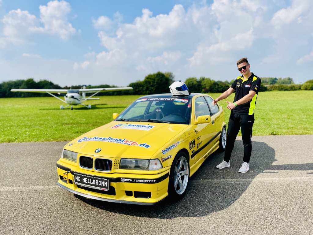 Marcel Pimpl und der Hornet-BMW